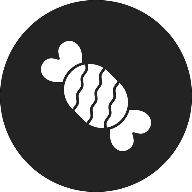 Imagen vectorial de icono de caramelo Se puede usar para Baby