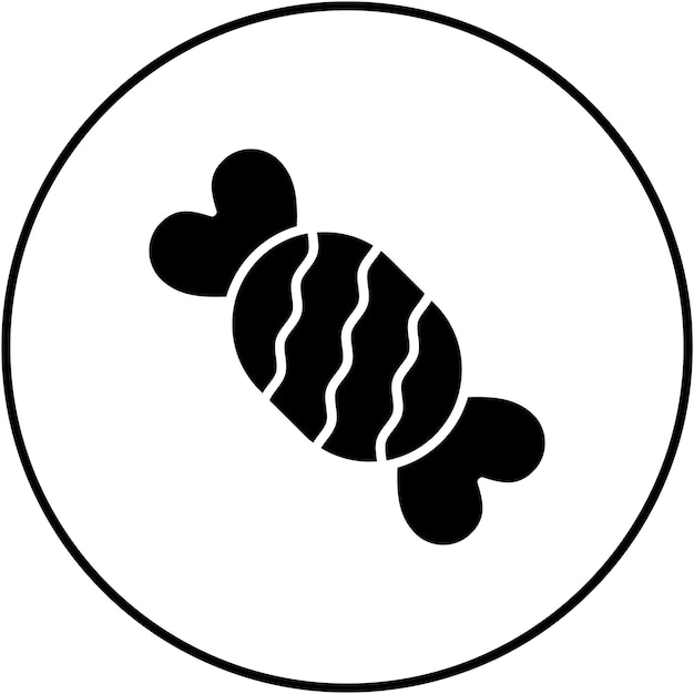 Imagen vectorial de icono de caramelo Se puede usar para Baby