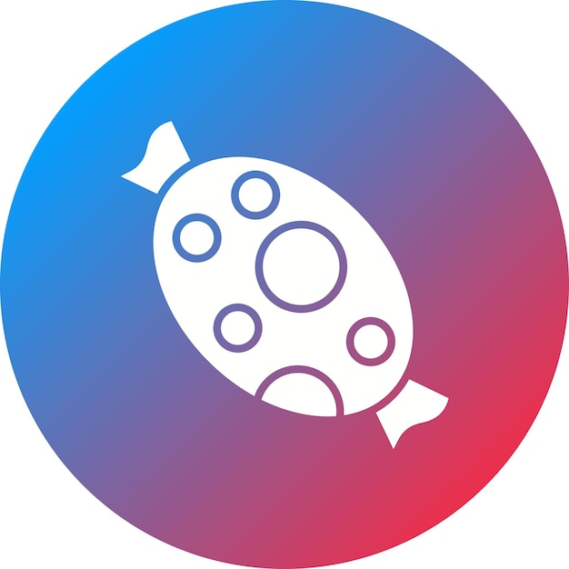 Imagen vectorial de icono de caramelo Se puede usar para Circo