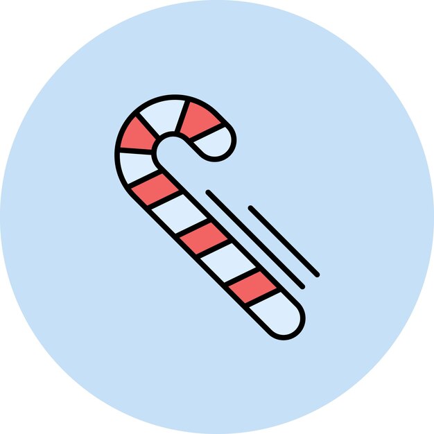 Imagen vectorial de icono de caramelo se puede usar para dulces y caramelos
