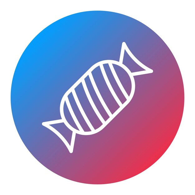 Imagen vectorial de icono de caramelo Se puede usar para Nutrición