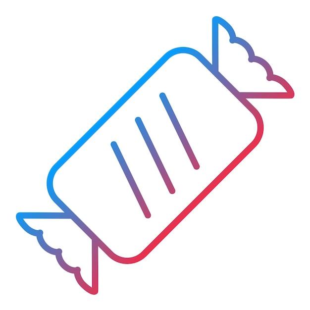 Imagen vectorial de icono de caramelos Se puede usar para fiestas y celebraciones