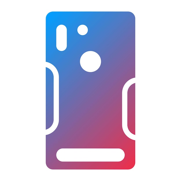 Imagen vectorial del icono de la carcasa del teléfono inteligente Se puede usar para lujo