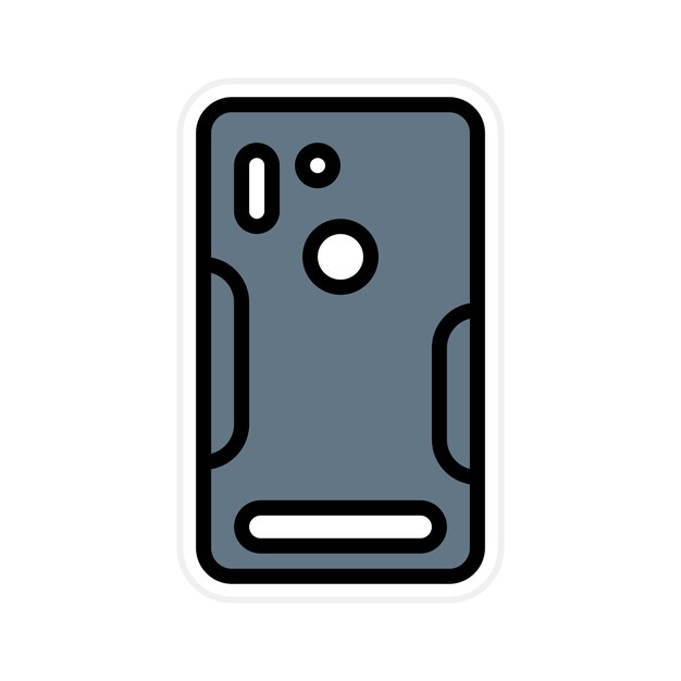 Imagen vectorial del icono de la carcasa del teléfono inteligente Se puede usar para lujo