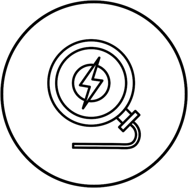 Imagen vectorial del icono del cargador inalámbrico Se puede utilizar para la tecnología