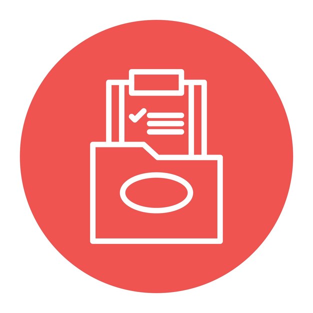 Imagen vectorial del icono de la carpeta del proyecto Se puede utilizar para el desarrollo de juegos