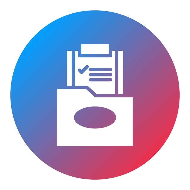Imagen vectorial del icono de la carpeta del proyecto Se puede utilizar para el desarrollo de juegos