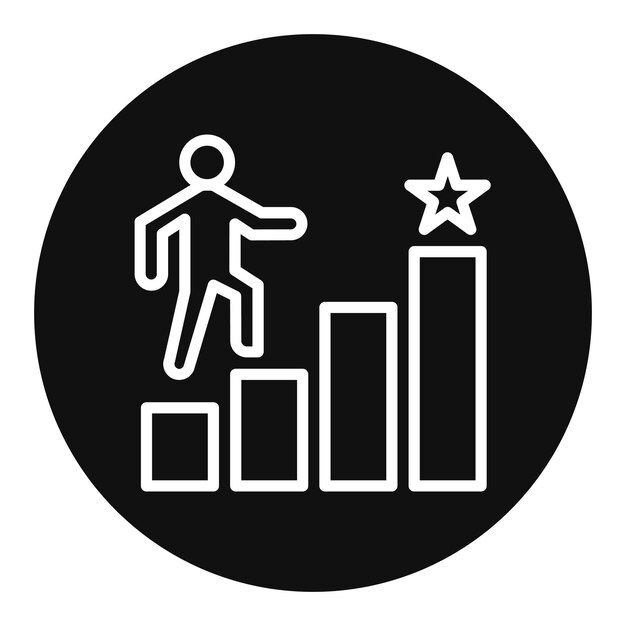 Imagen vectorial de icono de carrera Se puede usar para arqueología