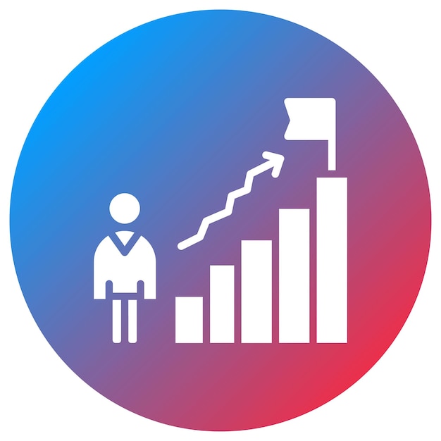 Imagen vectorial del icono de carrera Se puede utilizar para la economía Gig