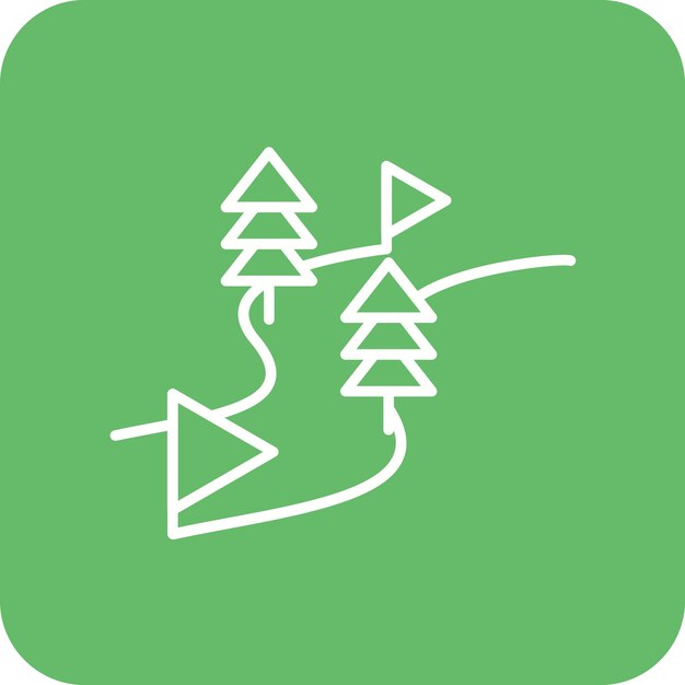 Imagen vectorial del icono de la carrera de snowboard Se puede usar para los Juegos Olímpicos
