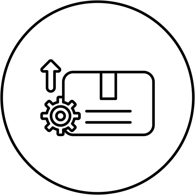 Vector imagen vectorial del icono de la cartera de productos puede utilizarse para agile