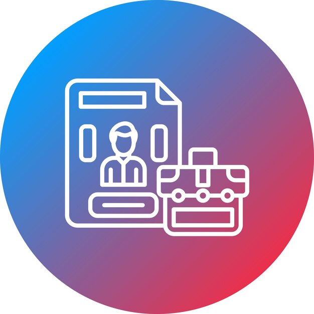 Imagen vectorial de icono de cartera Se puede utilizar para negocios y finanzas