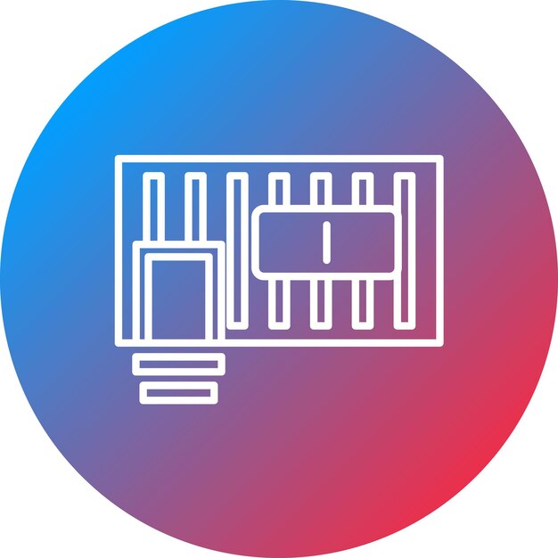 Imagen vectorial del icono de la casa del contenedor Se puede utilizar para el tipo de casas