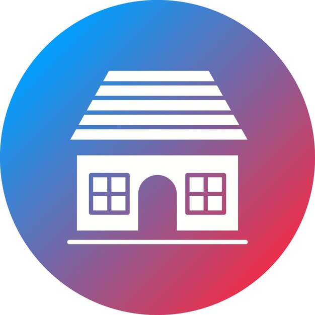 Imagen vectorial del icono de la casa de Europa Se puede utilizar para el tipo de casas