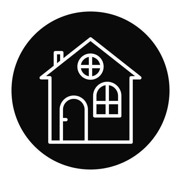 Imagen vectorial del icono de la casa Se puede usar para la tienda web