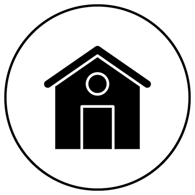 Imagen vectorial del icono de la casa Se puede utilizar para bienes raíces