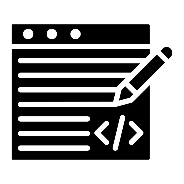 Imagen vectorial del icono del caso de prueba Se puede utilizar para pruebas de software