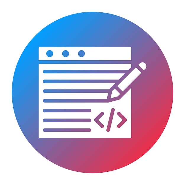 Imagen vectorial del icono del caso de prueba Se puede utilizar para pruebas de software