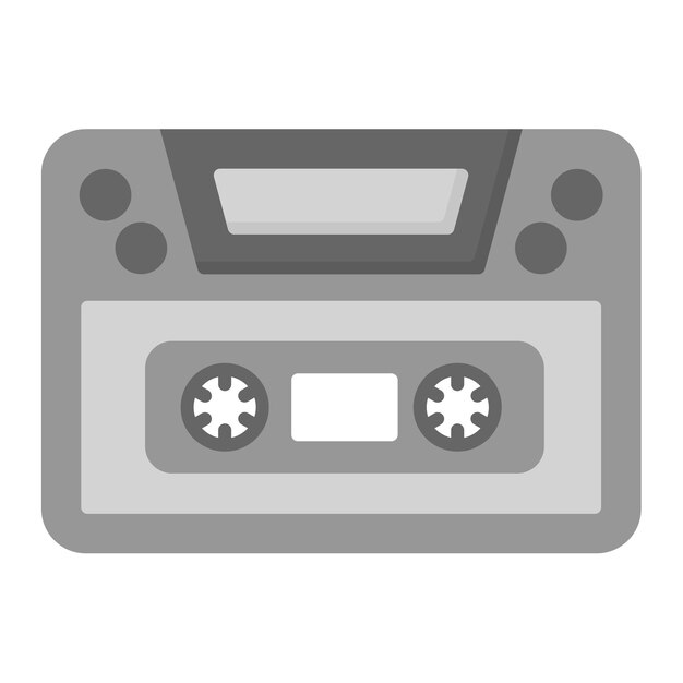 Imagen vectorial de icono de cassette se puede utilizar para comunicación y medios