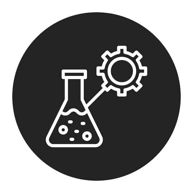 Imagen vectorial del icono del catalizador Se puede utilizar para la Disrupción Digital