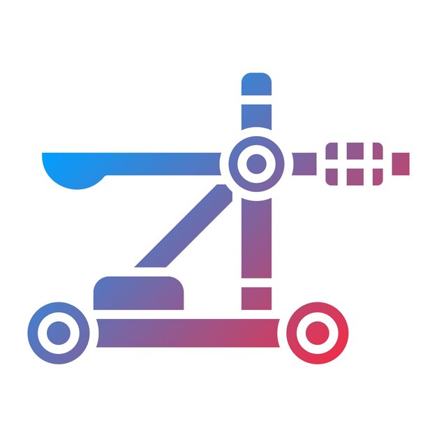 La imagen vectorial del icono de la catapulta se puede utilizar para la historia