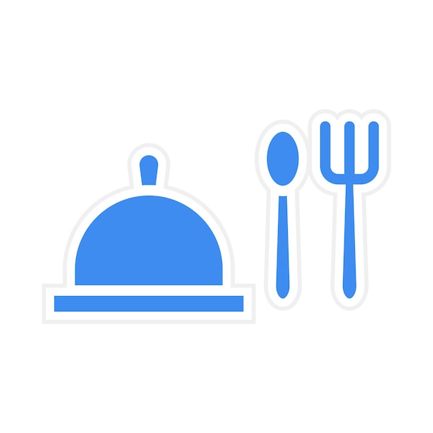 Imagen vectorial de icono de catering Se puede usar para eventos de premios