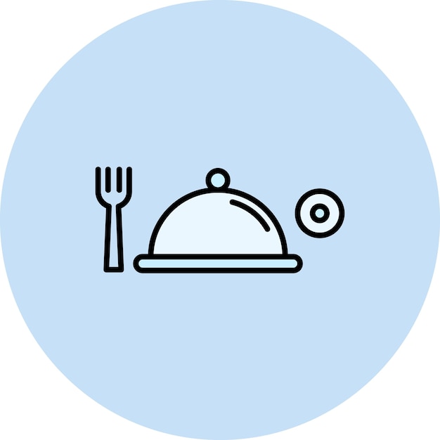 Imagen vectorial de icono de catering Se puede usar para fiestas y celebraciones