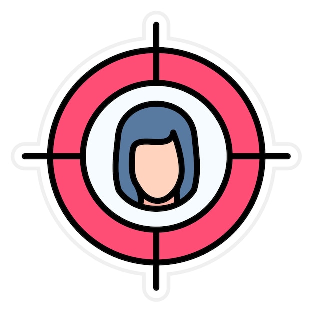 Vector imagen vectorial de icono de caza de cabezas puede utilizarse para la búsqueda de empleo