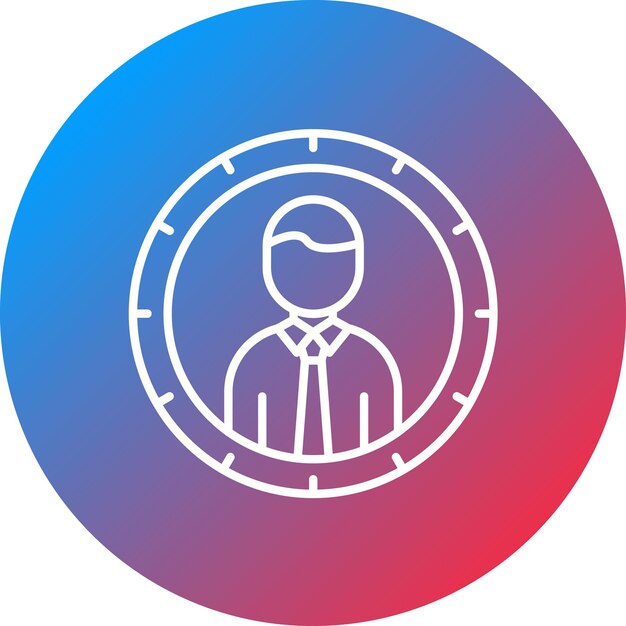 Imagen vectorial de icono de caza de cabezas Puede utilizarse para Recursos Humanos