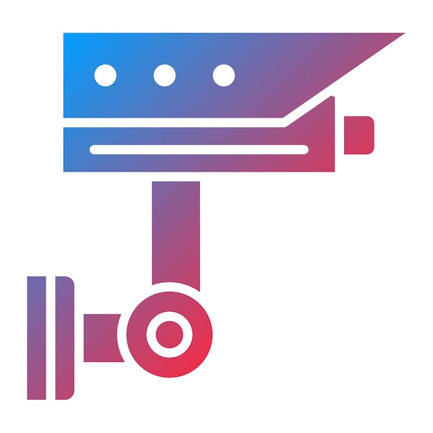 La imagen vectorial del icono de CCTV se puede utilizar para los elementos de la ciudad