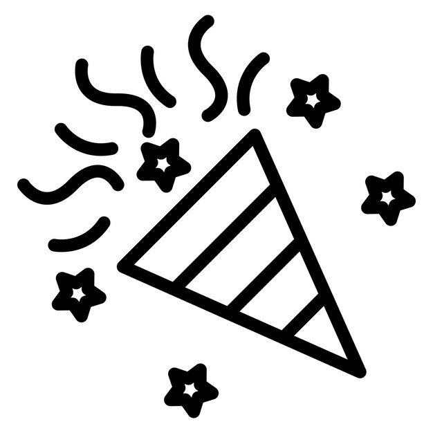 La imagen vectorial del icono de las celebraciones se puede utilizar para la organización