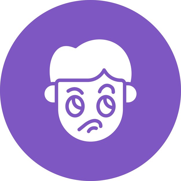 La imagen vectorial del icono de los celos se puede usar para las emociones humanas