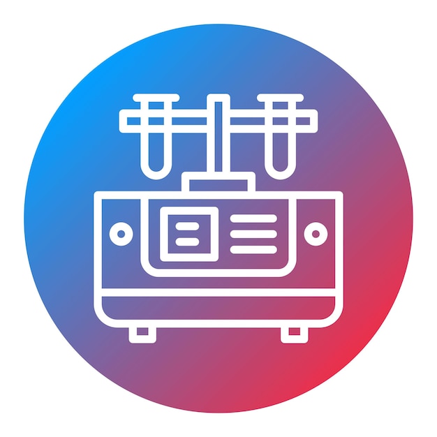 Vector imagen vectorial del icono de la centrifugadora se puede utilizar para el laboratorio