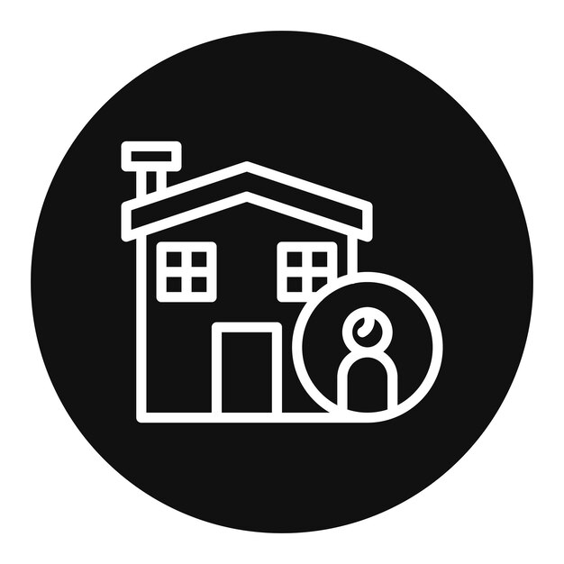 Imagen vectorial del icono del centro de guardería Se puede utilizar para la guardería