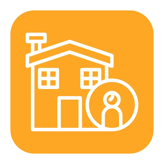 Imagen vectorial del icono del centro de guardería Se puede utilizar para la guardería