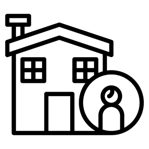 Imagen vectorial del icono del centro de guardería Se puede utilizar para la guardería