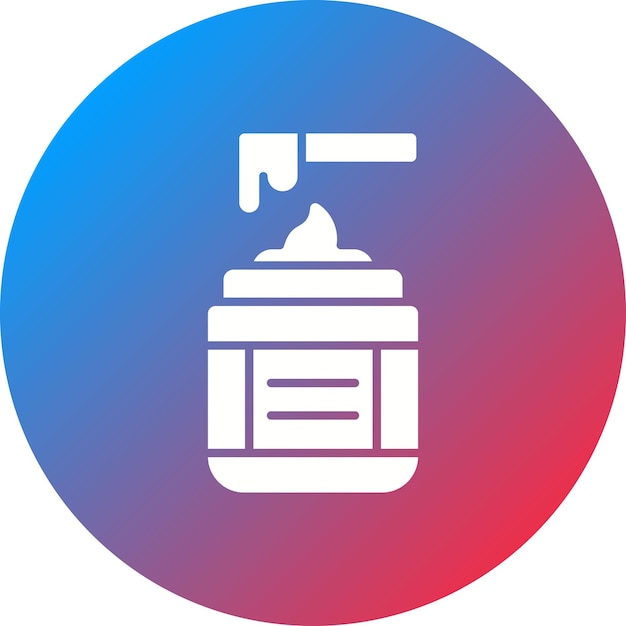 Imagen vectorial del icono de cera Se puede usar para peluquería