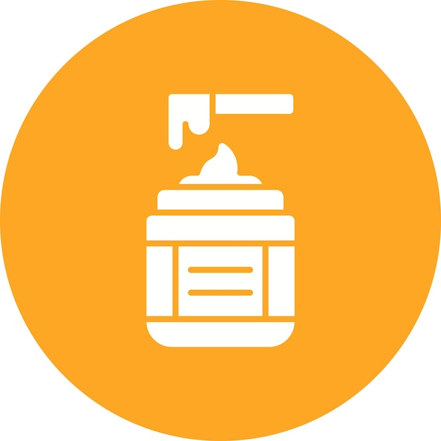 Imagen vectorial del icono de cera Se puede usar para peluquería