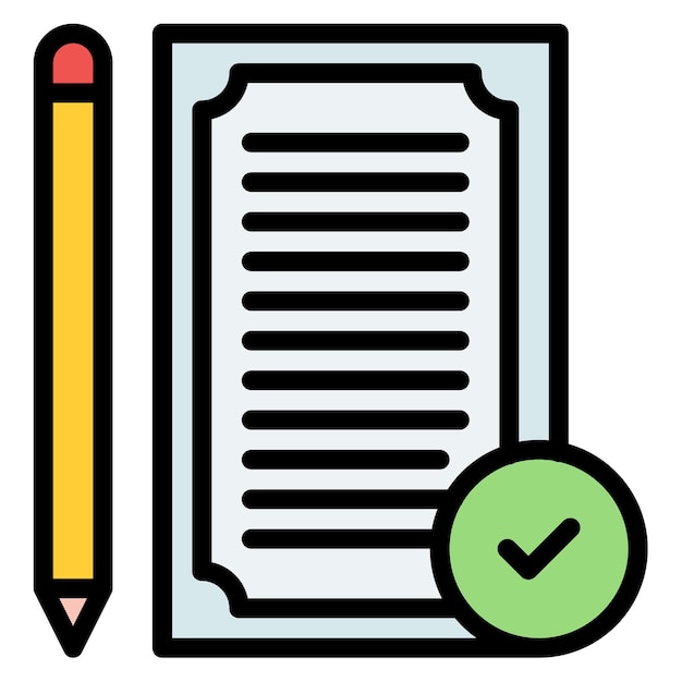 Imagen vectorial del icono del certificado EIN Se puede utilizar para créditos y préstamos