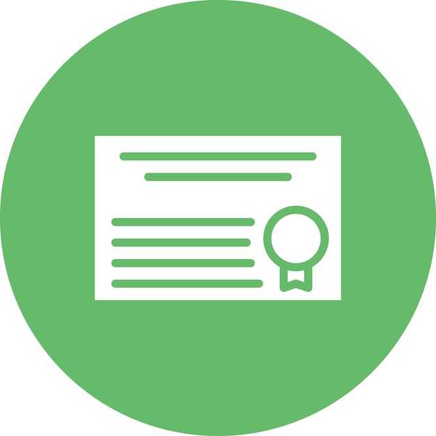 Imagen vectorial del icono del certificado de maratón Se puede utilizar para el maratón