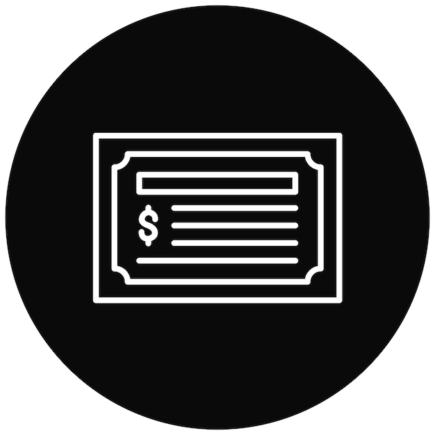 Imagen vectorial del icono del certificado Puede utilizarse para la contabilidad