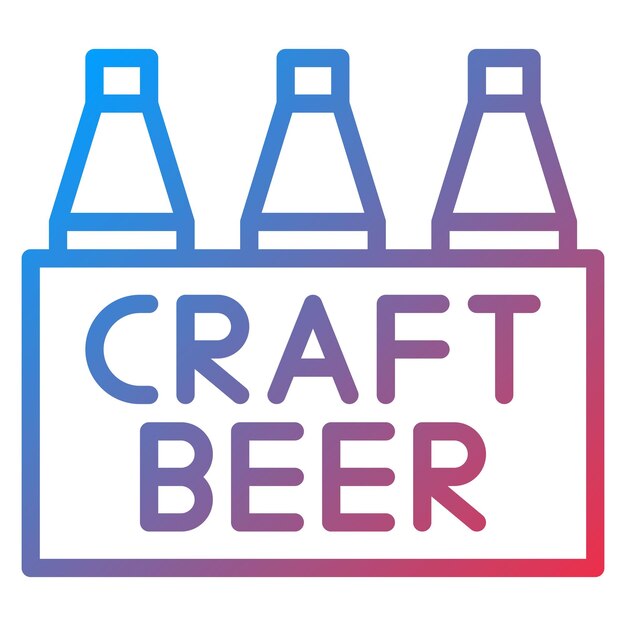 Vector imagen vectorial del icono de cerveza se puede usar para bar