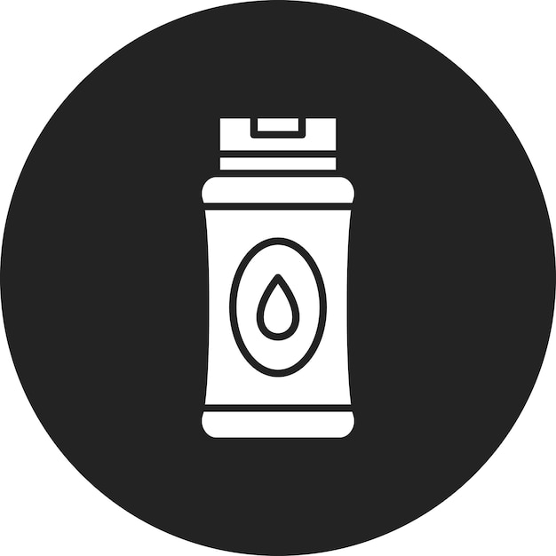 Imagen vectorial del icono del champú Se puede utilizar para cosméticos