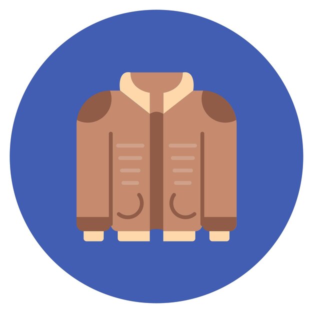 Imagen vectorial del icono de la chaqueta Se puede usar para el comercio electrónico de moda