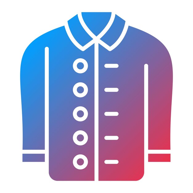 Imagen vectorial del icono de la chaqueta Se puede usar para la moda