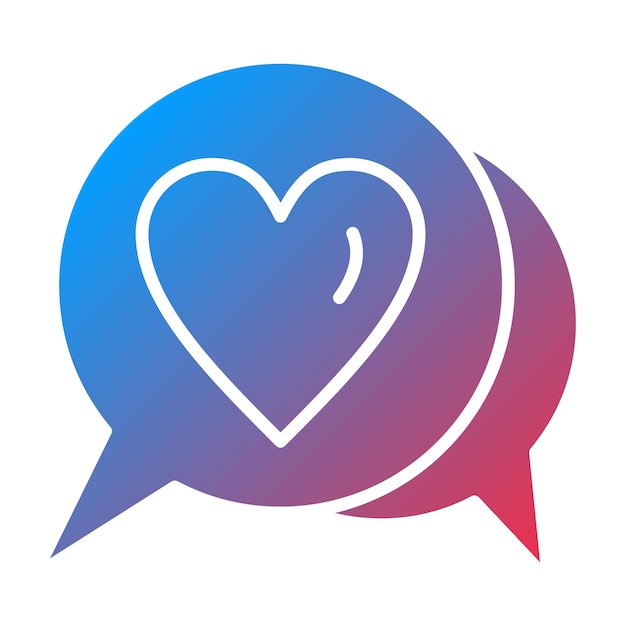 Imagen vectorial de icono de chat de bodas Se puede usar para bodas