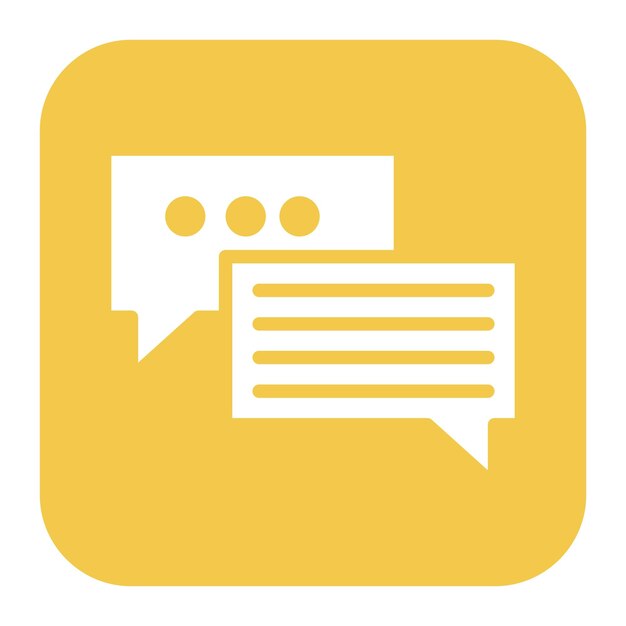 La imagen vectorial del icono del chat se puede utilizar para Contacte con nosotros