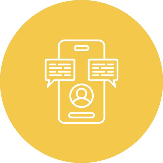 Imagen vectorial de icono de chat en vivo Se puede utilizar para servicios de dinero en línea