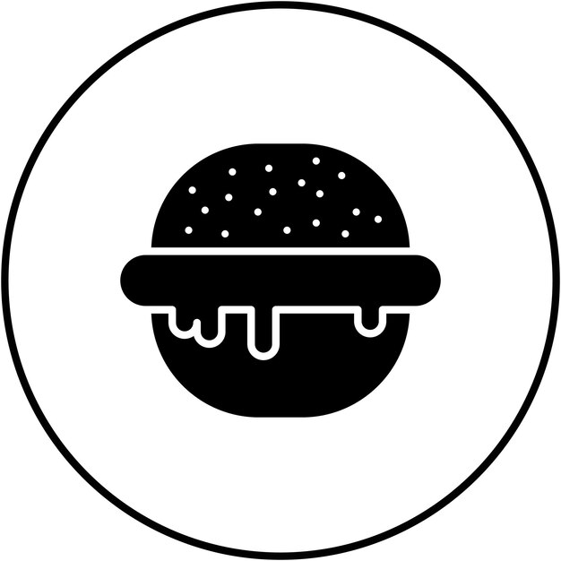 Vector imagen vectorial de icono de choux se puede usar para panadería