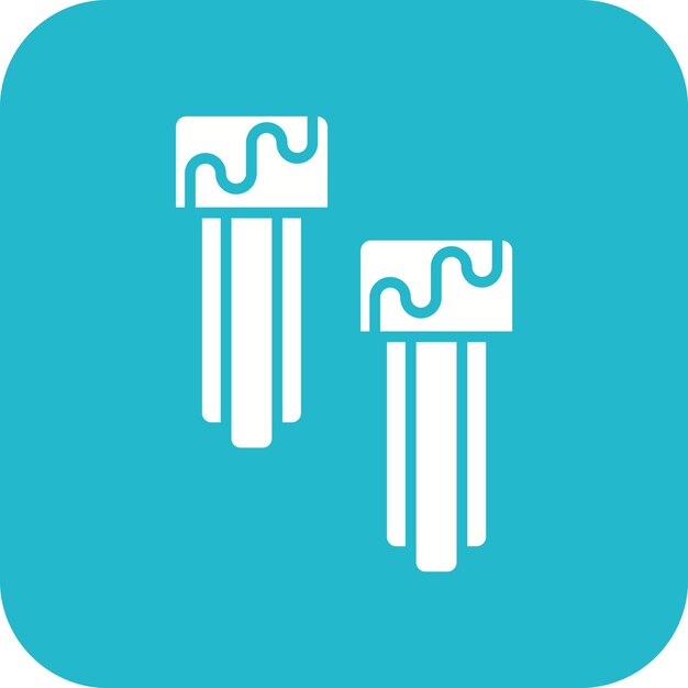 Imagen vectorial del icono de Churros Se puede usar para dulces y caramelos